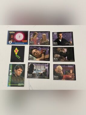 Vintage Buffy The Vampire Slayer Trading Cards Pokemon Card Lot Of 8